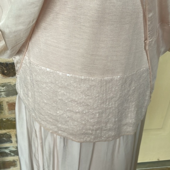 NT by Amati Chiffon Silk and Sequined 2 Piece Set Top and Pants - Picture 4 of 14